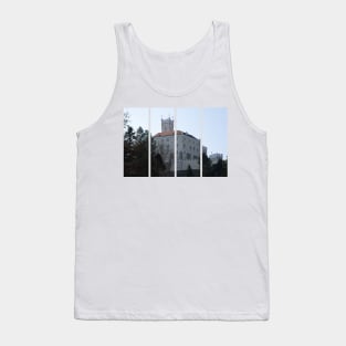 Trakoscan Castle is a 13th-century castle in northern Croatia (Zagorje). Close view. Sunny spring day Tank Top